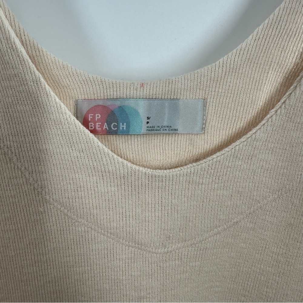 Free People Beach Be Happy White Cream Dress - Picture 5 of 9